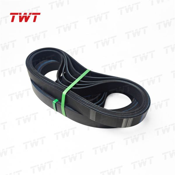 Twt 10007-53213 12PK1189 Sinotruk Dump Truck Engine Rubber Ribbed V Belt 1000753213 12PK1189 for Shacman Delong Truck