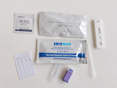 Testes nivelados do jogo 2 do teste do Ferritin rápido rápido da gaveta do teste do ensaio da imunofluorescência/caixa