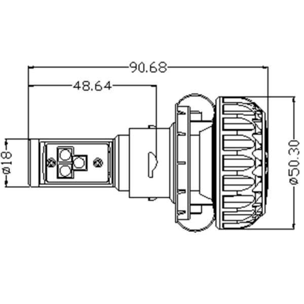 BB-3SHL-H13W-CR-3000LM