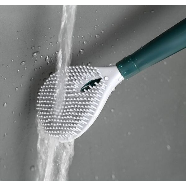 Облегченный силикон щетки чистки шара туалета 42x10cm