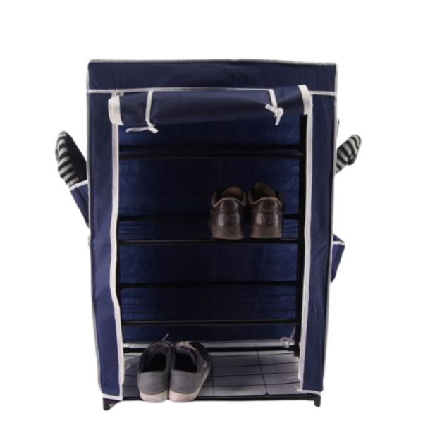 Шкаф 4 ярусов не сплетенный, шкаф ботинка ткани 10kg