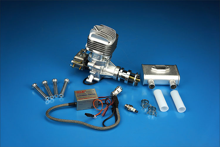 DLE35RA Model Airplane Gasoline Engine Single Cylinder Two Stroke Exhaust Natural Air-cooled Hand Starting 35CC Displacement