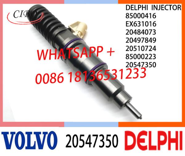 Diesel Injector 20547350 85000416 EX631016 20484073 20497849 85000223 20510724 E3.0  for VOL FH12 TRUCK 425 /435 BHP