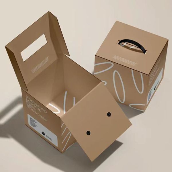 Corrugated Packaging Gift Boxes Moisture Proof Thickened Kraft Paper Packaging For Digital Products & Premium Gifts