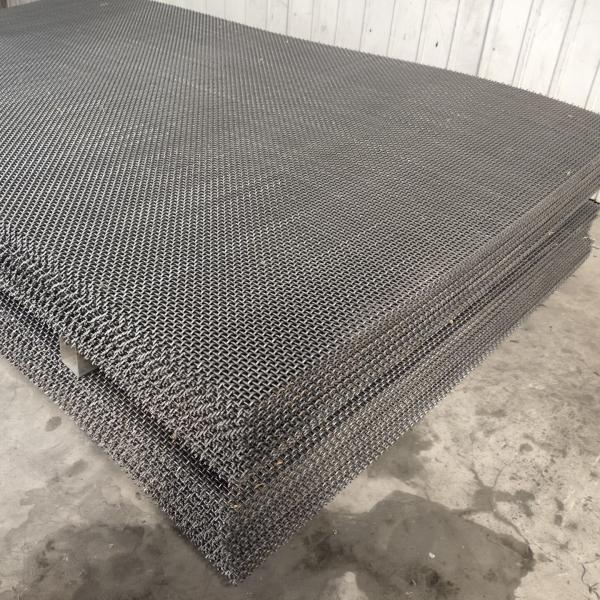 Stones Separation Hight Carbon Abrasion Resistant Vibrating Woven Screen Mesh