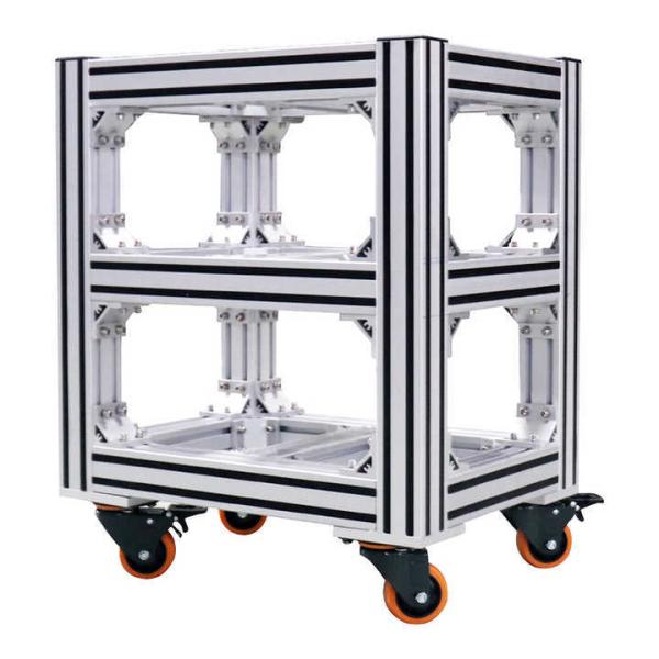 Profilé d'extrusion en aluminium industriel partagé en métal personnalisé 45*90, alliage d'aluminium