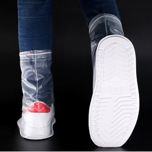 Waterproof Plastic High Heel Boots Rain Shoes Cover For Rain,  ankle Boot Foldable Waterproof Rain Shoes covers