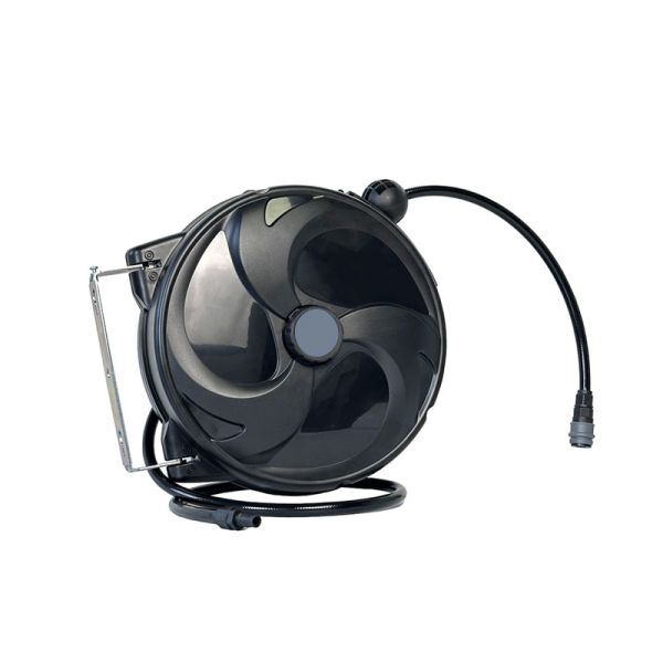 Air / Water / Electricity Drum Retractable Hose Reel High Pressure For Car Cleaning