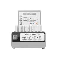 OEM Charging Station Power Bank Rental Machine 12 Ports Mobile Pay