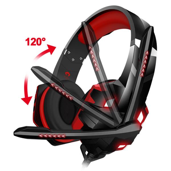Computer Auriculares Auricular Wired Gamer Headphone USB Headset AAC Codecs