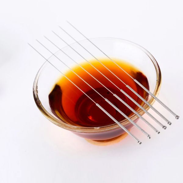 Tubeless Chinese Medical Acupuncture Needles with Sterile Spring Handle Chinese Medicine