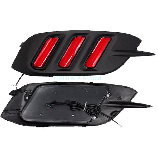 Auto modelagem por injeção plástica de lâmpada de cauda do diodo emissor de luz, molde do amortecedor traseiro do carro