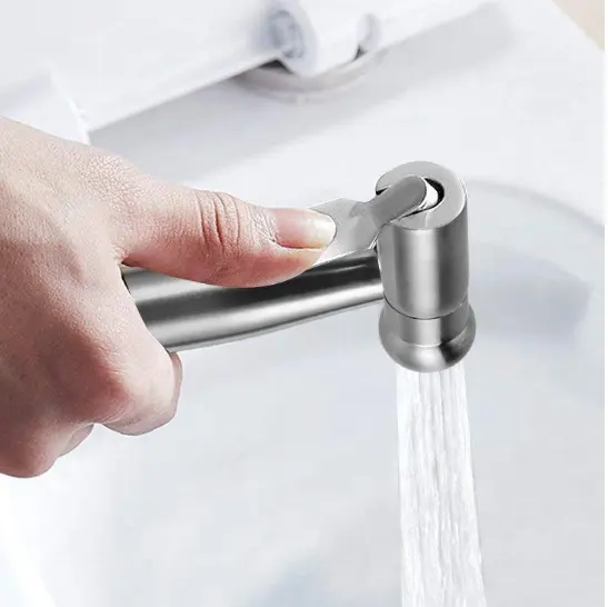Popular Handheld Stainless Steel Toilet Shattaf Bidet Diaper Bidet Water Sprayer