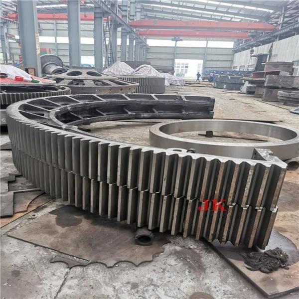 16000mm Nodular Cast Iron Ring Rotary Kiln Girth Gear and spur gear factory price