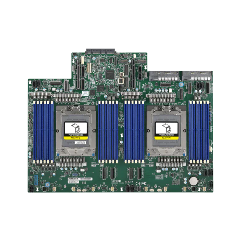 Supermicro Hyper SuperServer AS-1126HS-TN 1U Rackmount Server with Dual AMD EPYC 9005/9004 Processors 24 DIMM Slots DDR5 and 8 Hot-swap NVMe/SATA Drive Bays