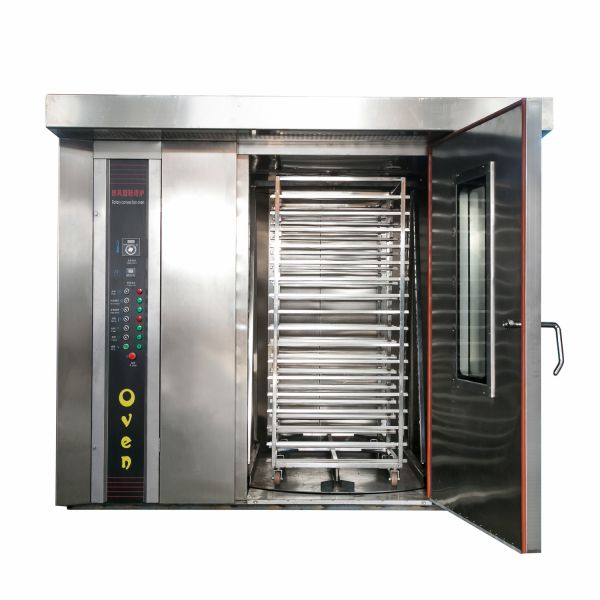Industrial Bakery Equipment Baking Machine Hot Air Rotary Rack Oven for Bread Cake Toast