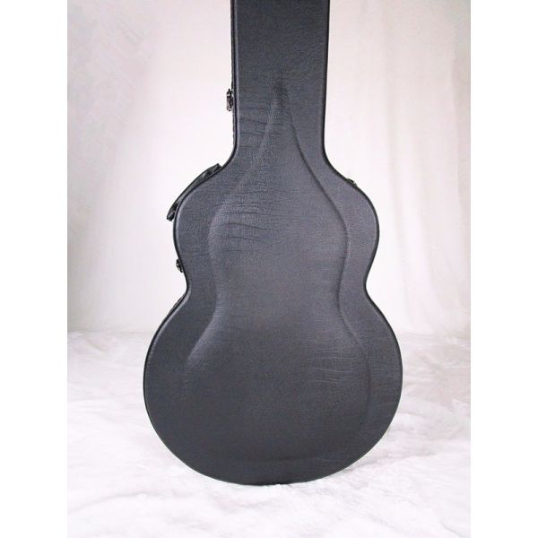 Pvc leather guitar case hard /dreadnought jumbo wooden case guitar