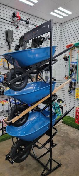 CE Certification Garden Machine Tools 0.6mm 5 Cuft Steel Wheel Barrow