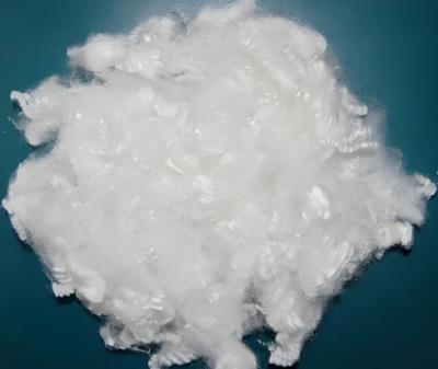 GRS Certified 2D 38MM Semi Dull Recycled Polyester Staple Fiber For Packaging Transportation