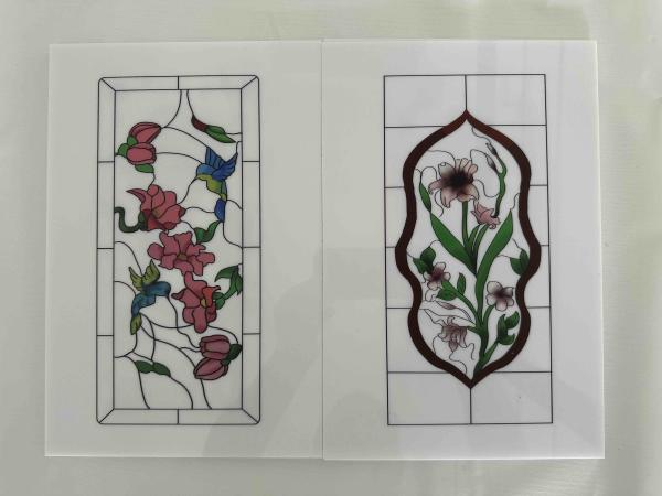 2mm 3mm PS plastic textured door panels transparent embossed advertisement PS sheets
