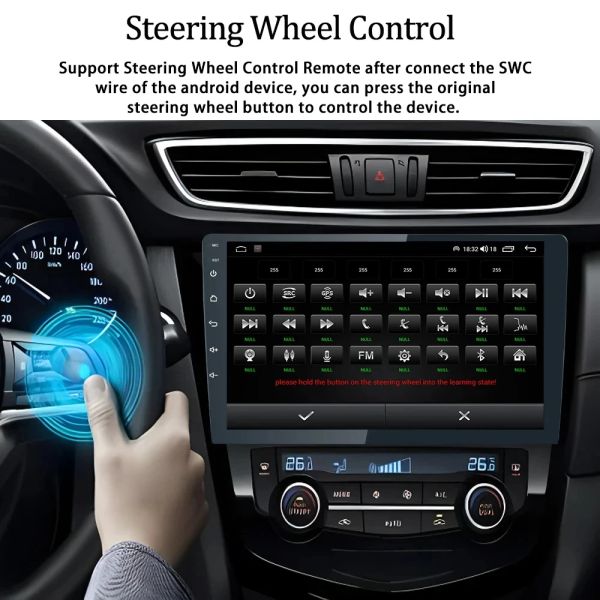 Главное устройство универсального автомобильного радио с операционной системой Android 11.0 и встроенным Android Auto