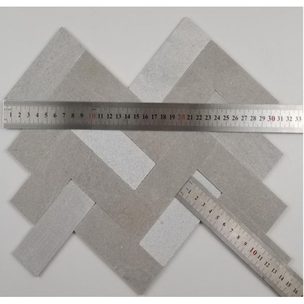 Azulejos de mosaico autoadhesivos de piedra natural 300x300mm