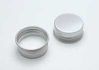 couvercles à visser argentés de 28mm, couvertures en aluminium faites sur commande de vis pour la bouteille de vis