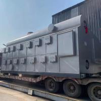 Caldeira a vapor a gás a óleo de alta pressão industrial de dupla cilindrada de 20 toneladas