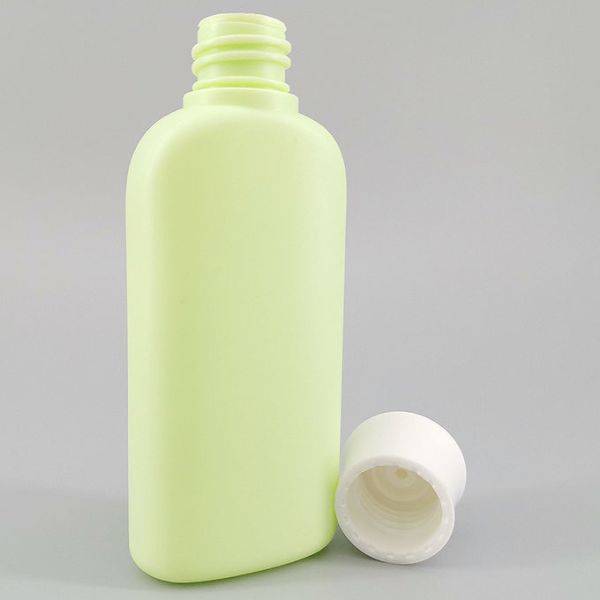 Плоские салатовые бутылки 20mm повторно использованные 80ml пластиковые