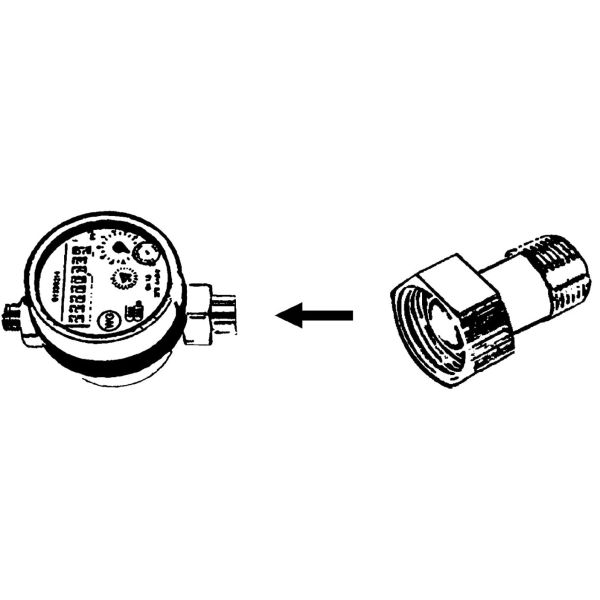1.6Mpa штуцер трубы счетчика воды соединения мужчины BSP NPT латунный