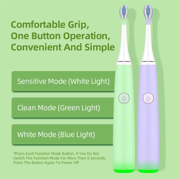 3 Cleaning Modes Pressure Sensing Children Childrens Sonic Toothbrush IPX7 BS51
