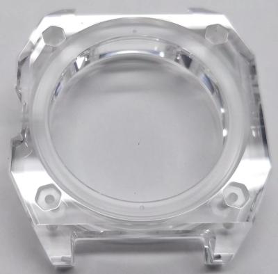 Kit de relógio de cristal único de safira transparente para movimento personalizado
