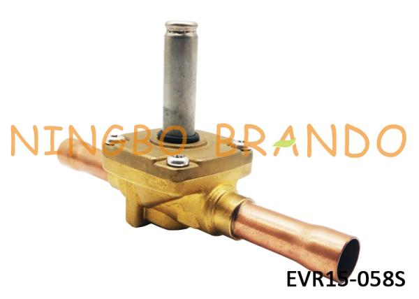 032L1228 s Type EVR15 5/8 Solenoid Vave For Refrigeration System And Air Conditioning Brass Body Without Coil