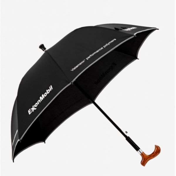 Персонализированный наружный зонтик с металлическими и стекловолокнистыми ребрами