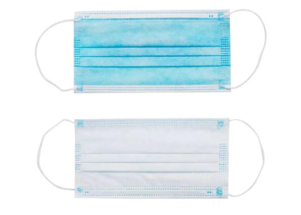 Outdoor 3 Layers Disposable Breathing Mask Anti - Bacteria Mask For Public Place
