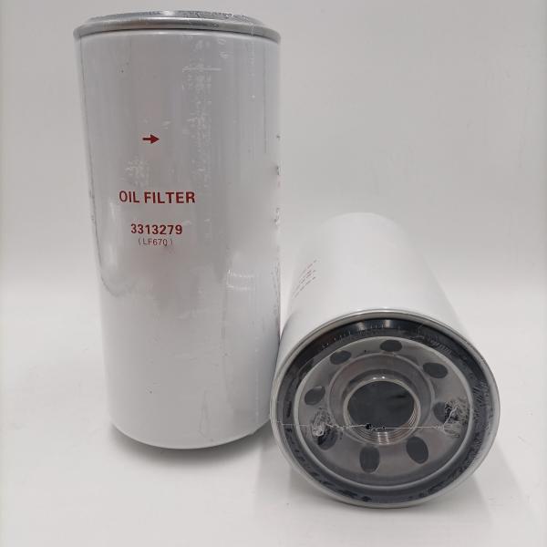Filtro de óleo de venda directa 3313279 para motores a diesel de máquinas de construção