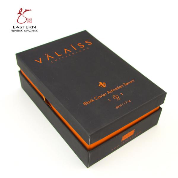 A caixa de papel de empacotamento do cosmético oriental da cor de Pantone, perfuma caixas de empacotamento com tampa