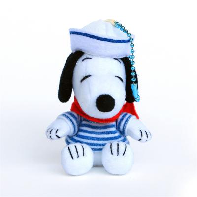 Por atacado o presente de 15 Little Boy bonitos do pendente do saco da porta-chaves de Suit Snoopy Plush do marinheiro do Cm