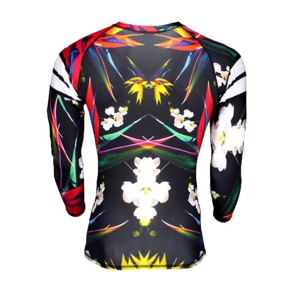 Durable 220gsm Fabric Weight breathable rash guard Compression Wear for Martial Arts
