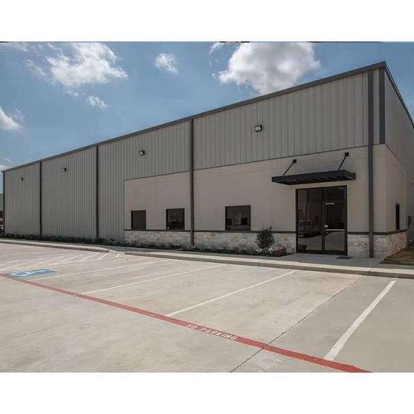 Construção de escritórios de estrutura de aço modular perfeita para ginásio