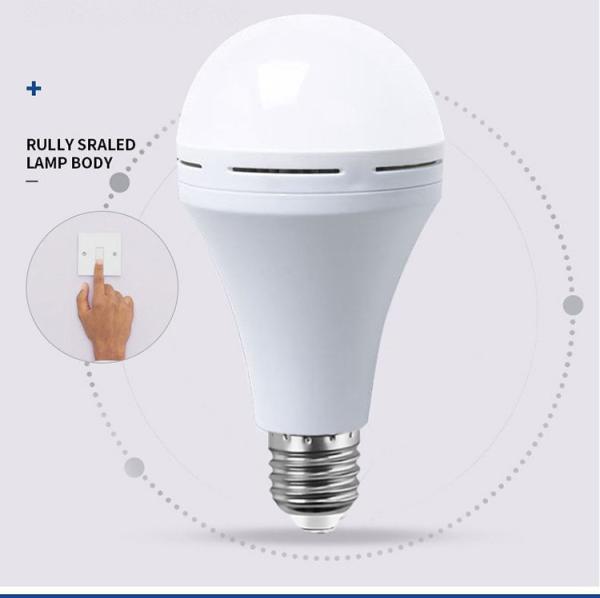 Auto Charging LED Emergency Light Bulb High Lumens 3000k 4000k E27 B22 E26