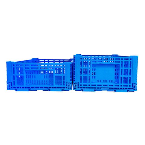 Collapsible Storage Bin Containe，52 Liter Transferheavy Duty Plastic Storage Box,Blue Milk Crates Heavy Duty Transit Storage Of Various Items