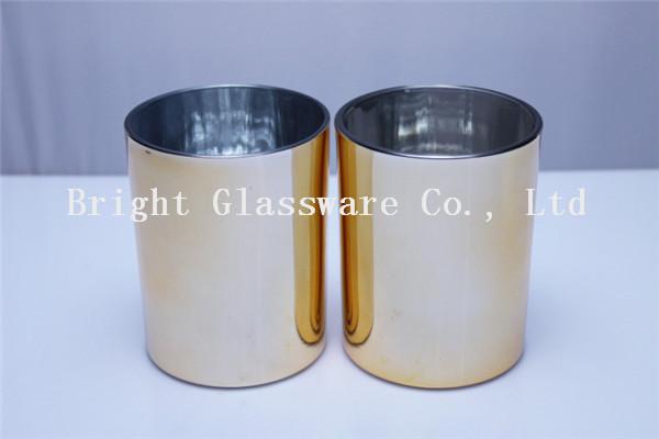 Perfect Rose Gold Glass Candle Holder for wholesale