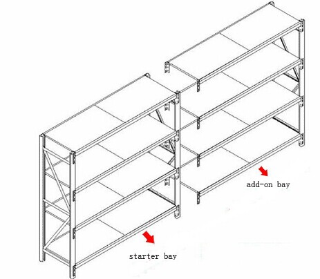 shelving голубого/померанцового паллета 2000kg сверхмощный, подгонянные магазины кладя систему на полку