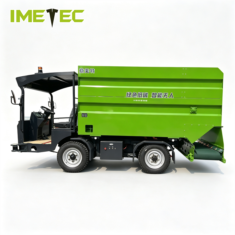 Pure Electric Autonomous Livestock Feeding Equipment Zero Emission For Goat Farm