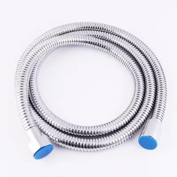 304 Stainless Steel Bathroom Hose 1.5m Shower Hose Encryption Plating Modern Design Style