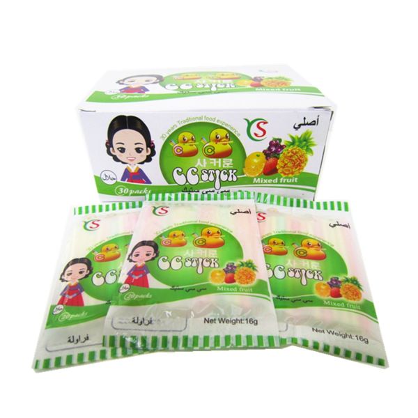 Сортированный вкус плода напудрил клубнику ананаса конфеты энергии ручки