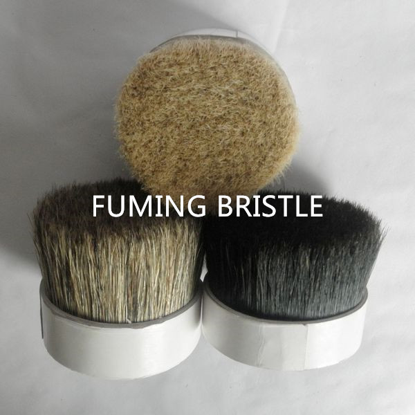 57mm high quality china white boiled mix bristles hankow bristles