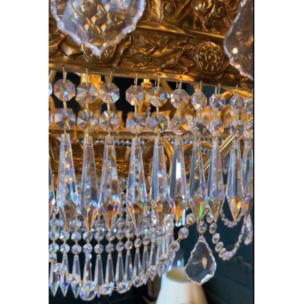 Европейские суды Luxury Crystal Candle Chandelier Ослепительное освещение