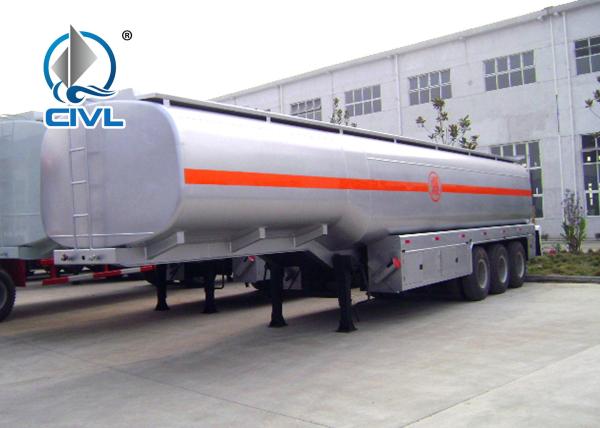 3 Axles 50000 Liters Fuel Semi Tanker Trailer For Carrying Storing Oil With Gun Pump Flow Meter